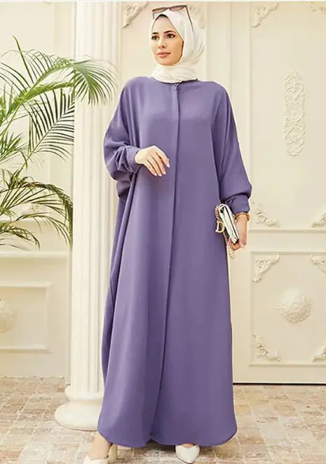 Abaya Long Sleeve Dress for Muslim