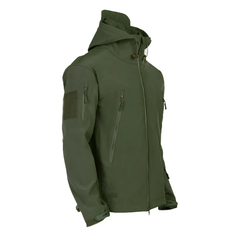 Lightweight urban tactical soft shell jacket