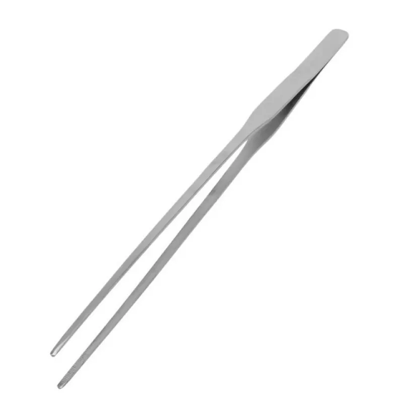 Curved Aquarium Tweezers - Stainless Steel