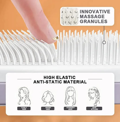 4-in-1 Self-Cleaning Hairbrush