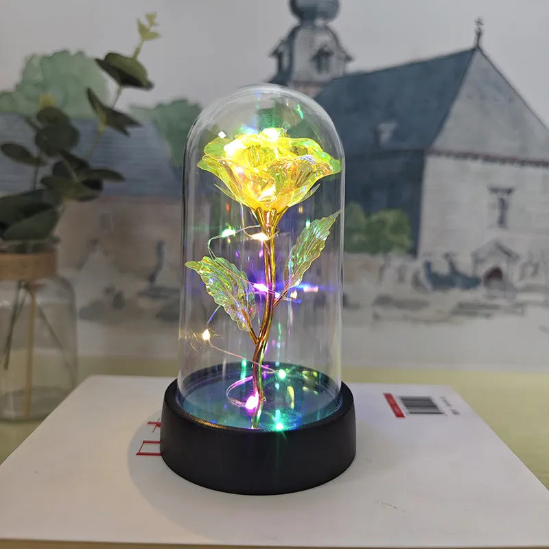 Glass Cover Small Night Lamp