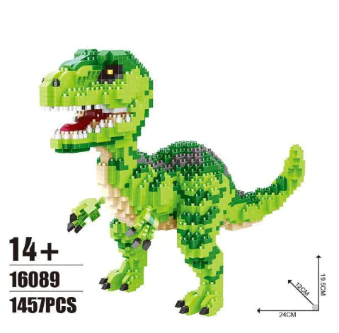 DIY Dinosaur building block toy