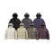 Thin And Portable Puff Down Jacket Solid Color Hooded