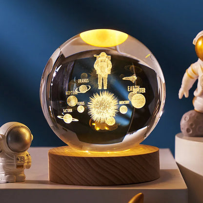 Crystal Ball Night Lamp Projection