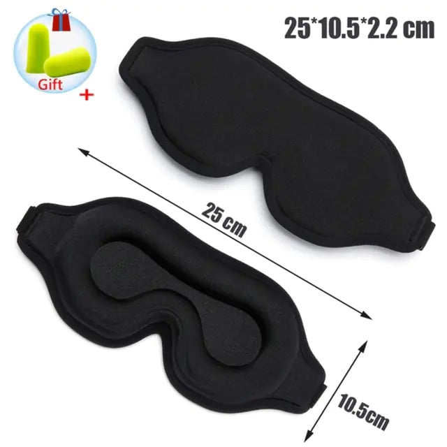 Memory Foam Silk Sleep Mask &amp; Eye Patches