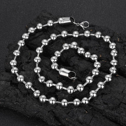 50cm Stainless Steel Bead Chain Necklace