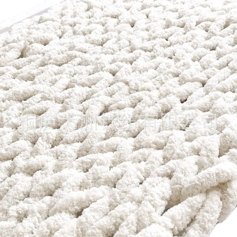 Weighted Knitted Wool Blanket