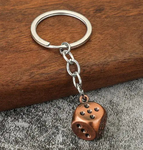 Dice Mahjong Keychain