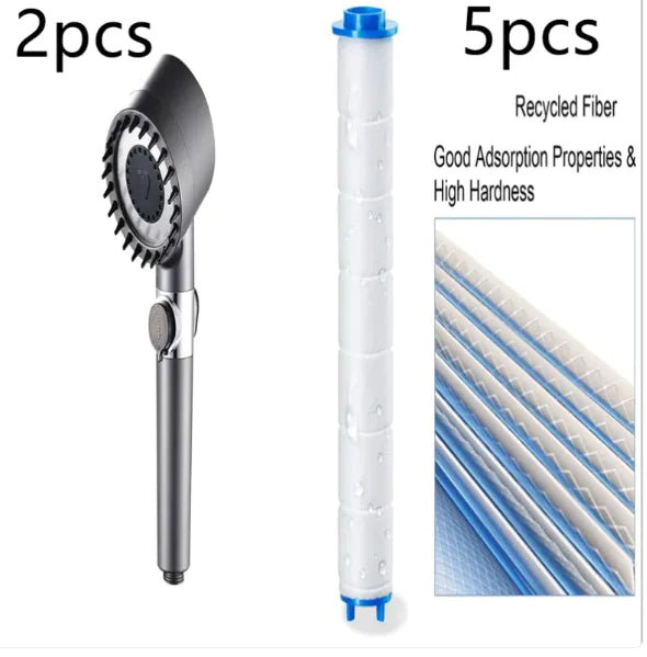 3-Mode High Pressure Shower Head