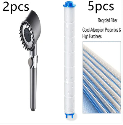 3-Mode High Pressure Shower Head