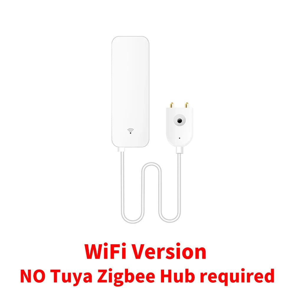 Tuya WiFi  Zigbee Smart Water Sensor Remote Control fro Smart Home Automation via SmartLife NOT Support Alexa or Google Home