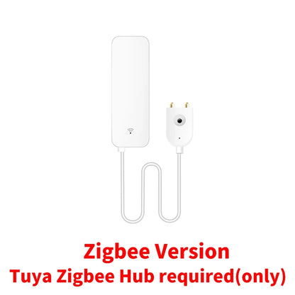 Tuya WiFi  Zigbee Smart Water Sensor Remote Control fro Smart Home Automation via SmartLife NOT Support Alexa or Google Home