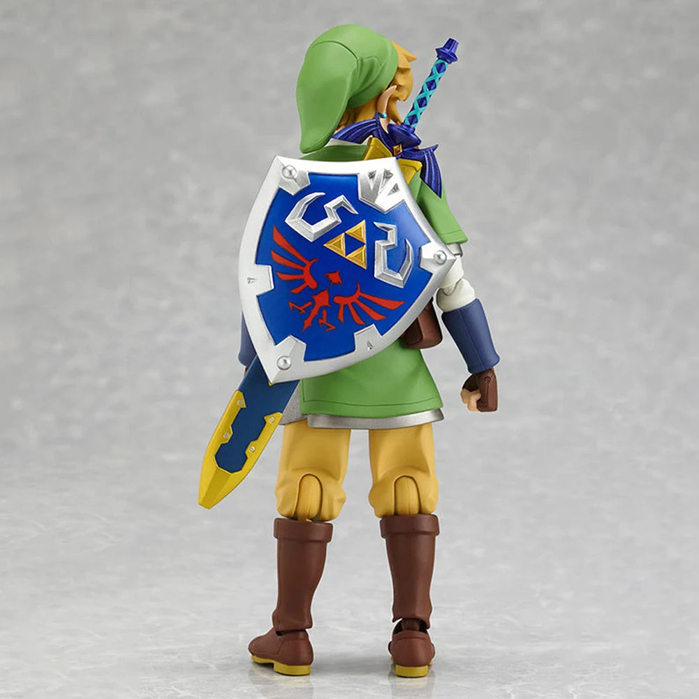 14cm Skyward Sword Anime Figure Model Collection Figma 153 Action Figure Home Decoration Link Figma Action Figure for Kid Child