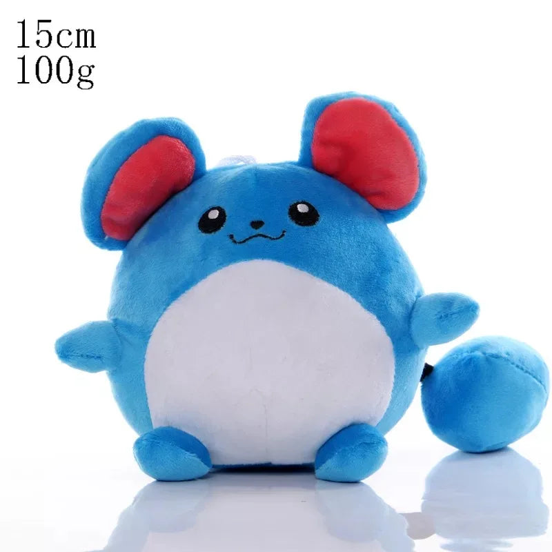 Anime Pokemon Plush Toy Kawaii Pikachu Charmander Squirtle Bulbasaur Eevee Stuffed Wholesale Claw Machine Doll Gift For Kids