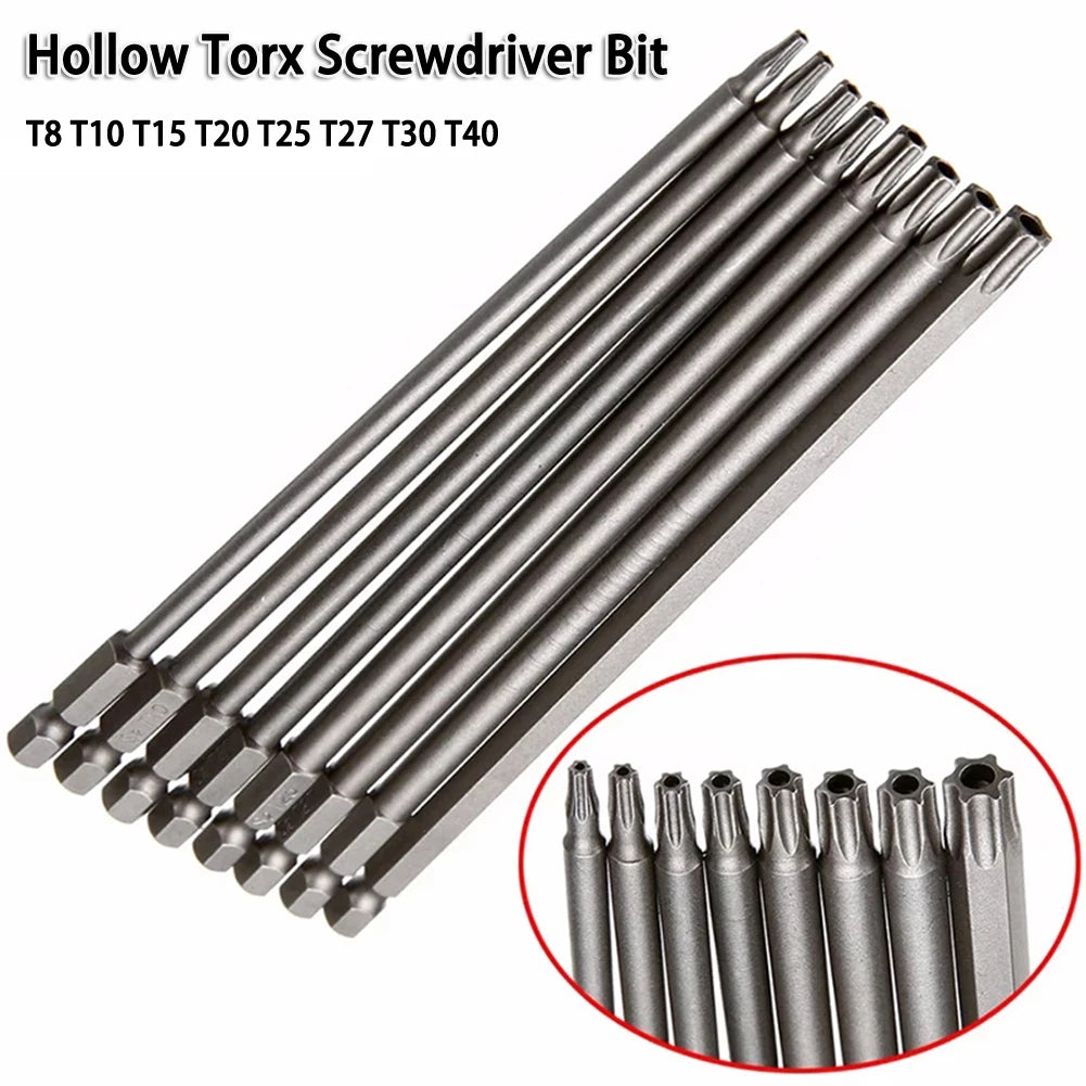 8Pcs Torx Screwdriver Bit 1/4&