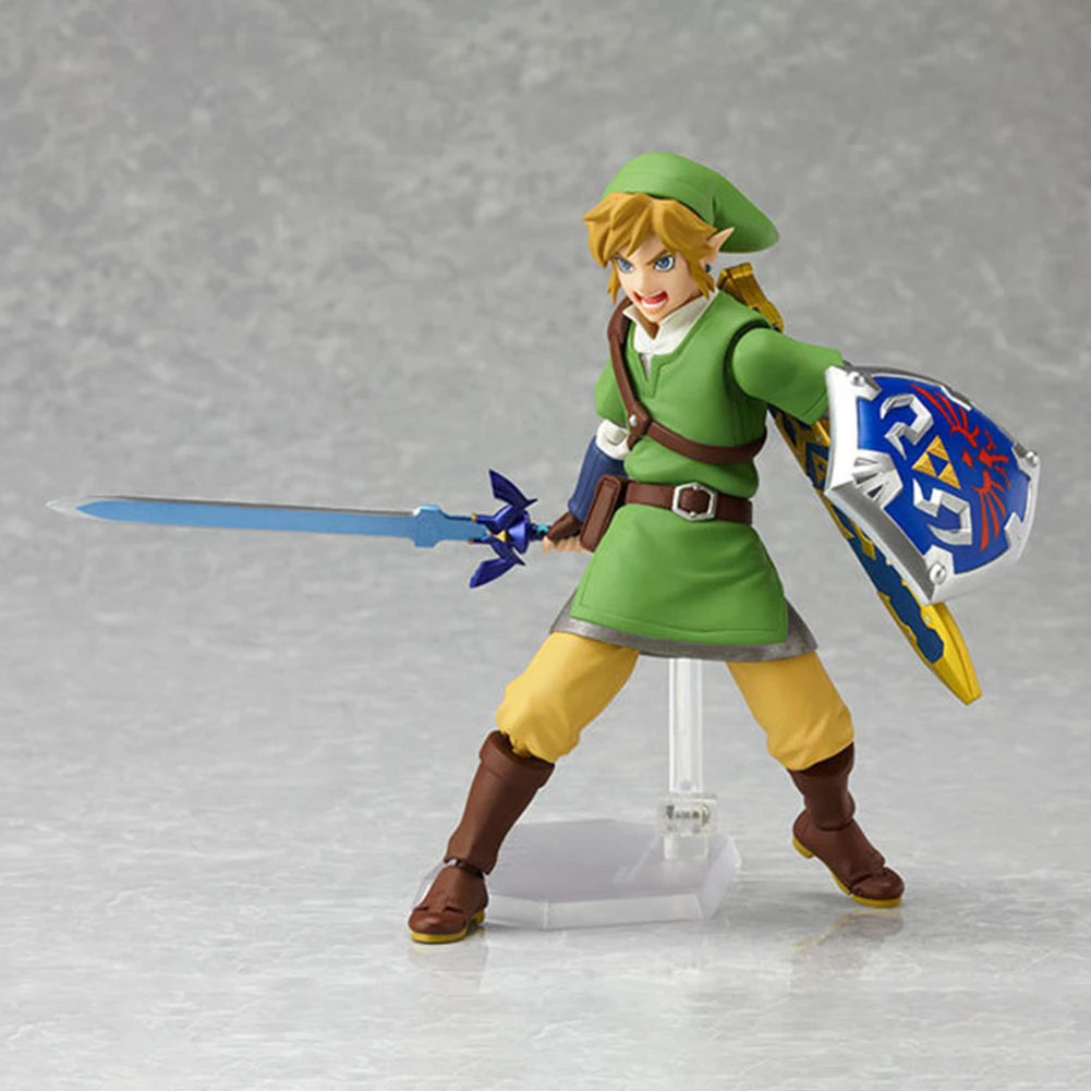 14cm Skyward Sword Anime Figure Model Collection Figma 153 Action Figure Home Decoration Link Figma Action Figure for Kid Child