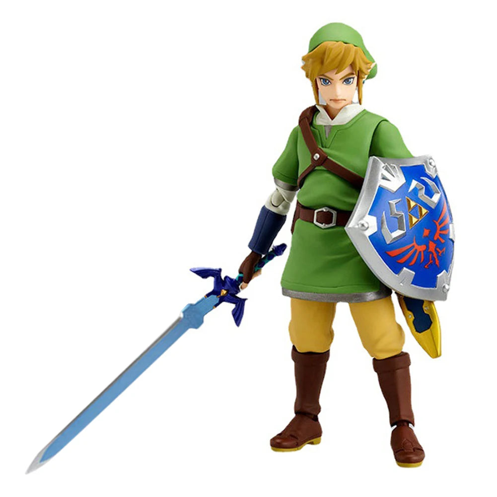 14cm Skyward Sword Anime Figure Model Collection Figma 153 Action Figure Home Decoration Link Figma Action Figure for Kid Child