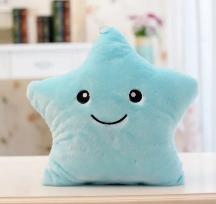 Colorful Luminous Star Pillow