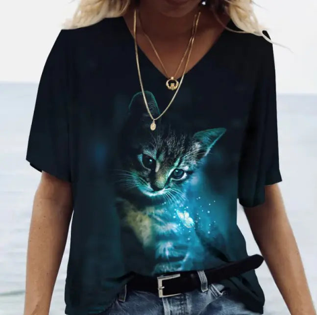 Cat Pattern Tshirt