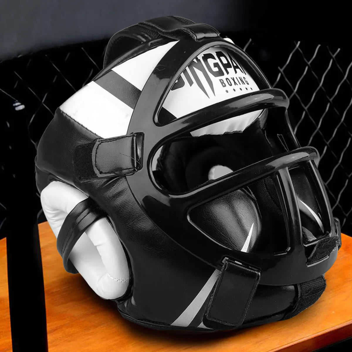 Combat Motorcycle Helmet with Goggles &amp; Mask