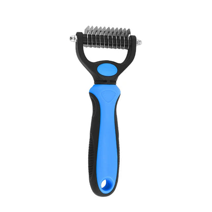 Dog Hair Remover Comb Professional Pet Deshedding Puppy Kittens Grooming Shedding Tools Double Sided Brush Pets Fur Knot Cutter