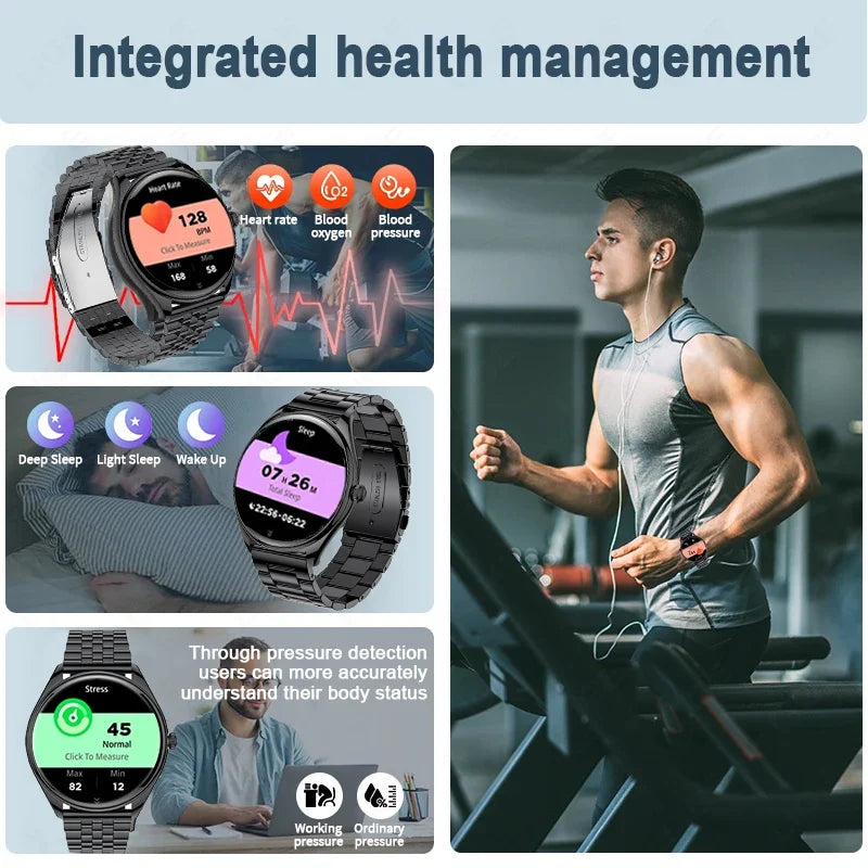 2024New Smartwatch Bluetooth Talk Smartwatch Music Play IP68 Waterproof Slim Smartwatch Men And women Sports Fitness For Android