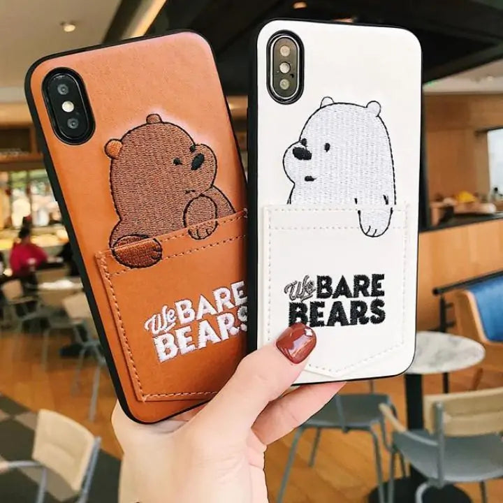 We Bare Bear Pockets iPhone Case