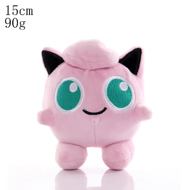 Anime Pokemon Plush Toy Kawaii Pikachu Charmander Squirtle Bulbasaur Eevee Stuffed Wholesale Claw Machine Doll Gift For Kids