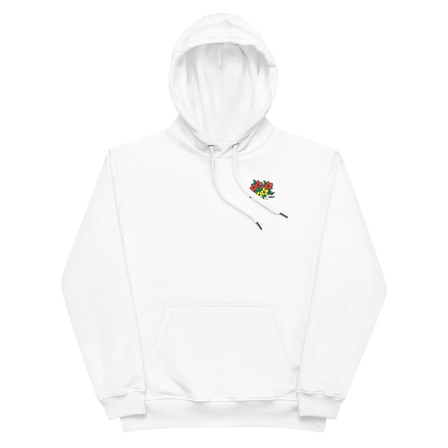 Tropical flowers hoodie