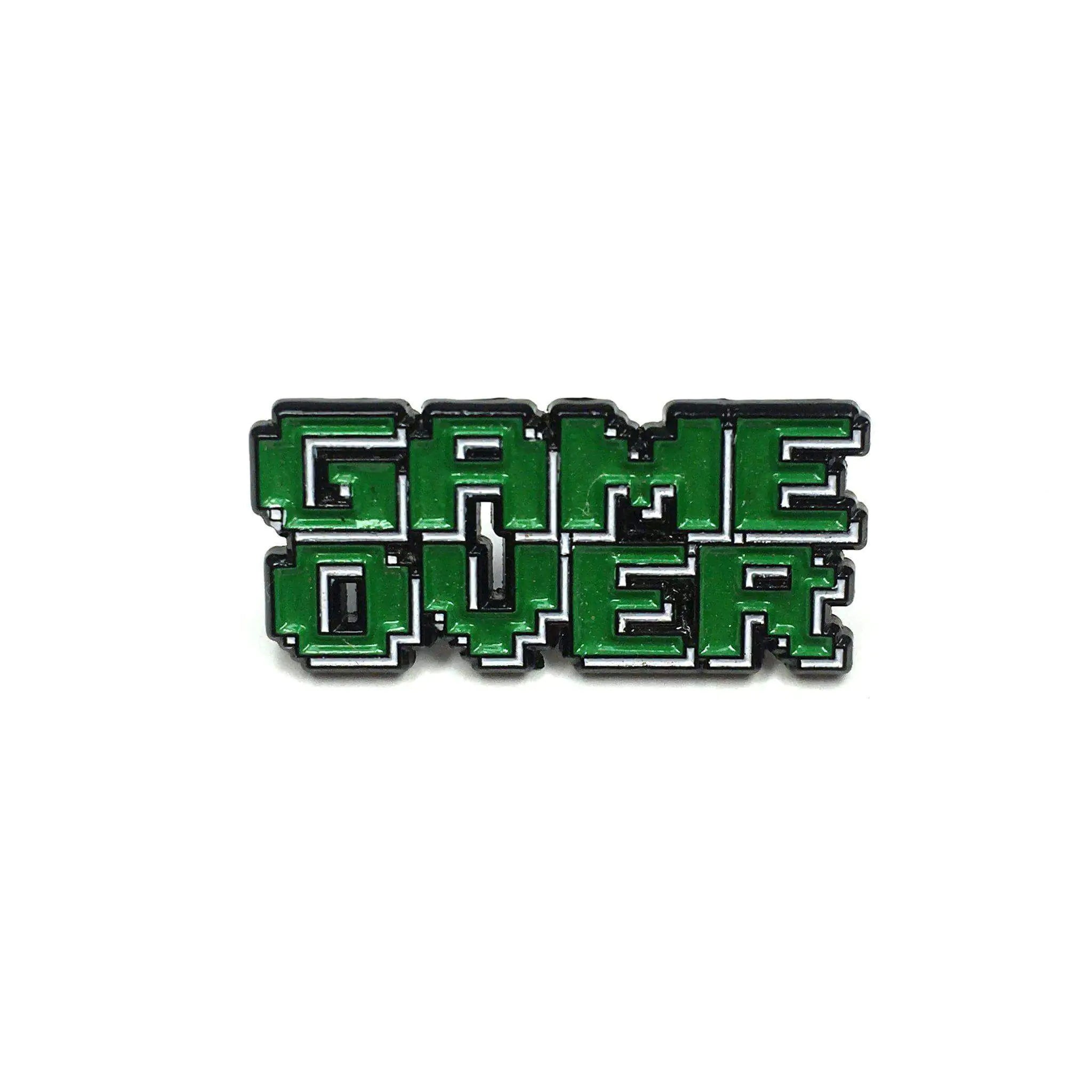 Game Over Pixel Pin