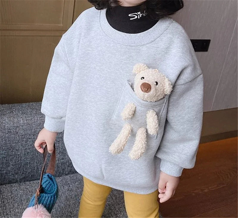 Childrens Teddy Bear Crewneck