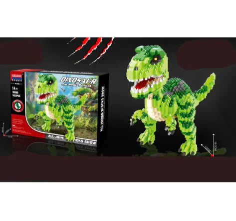 DIY Dinosaur building block toy