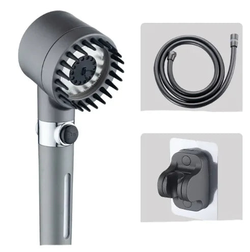 3-Mode High Pressure Shower Head