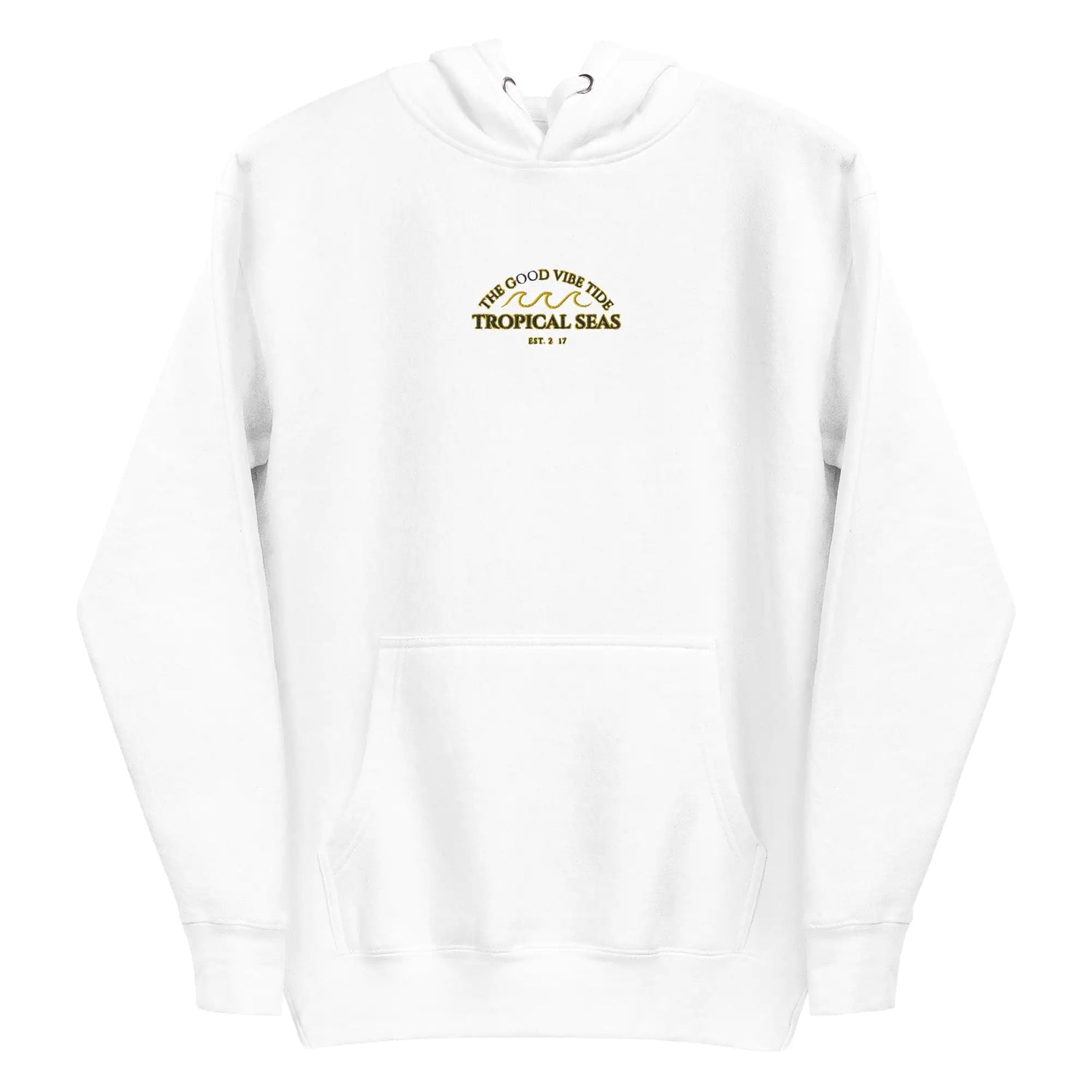 Tropical Seas Center Waves Hoodie