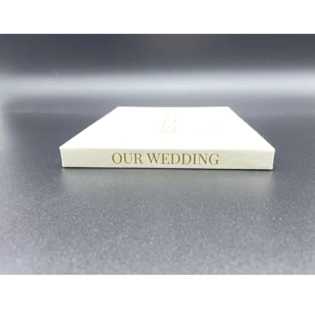 Wedding Video Linen Greeting Card