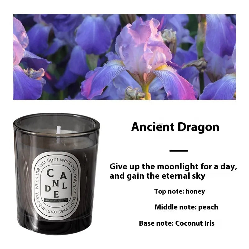 Aromatherapy Colored Candle Glass