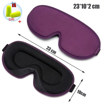 Memory Foam Silk Sleep Mask &amp; Eye Patches