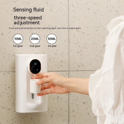 Wall-Mounted Automatic Mouthwash Dispenser