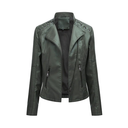 Luxe Ride Slim Leather Jacket