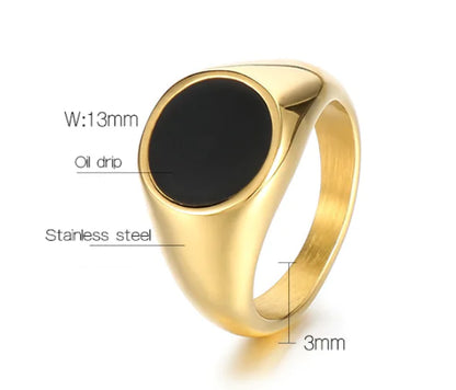 Classic Polished Fashion Ring