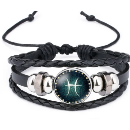 Twelve constellations time gem bracelet