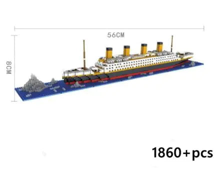 Cruise Ship DIY Model Building Blocks