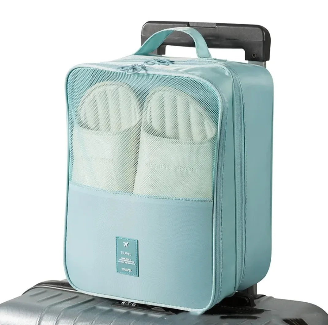 Three-Layer Travel Shoe Bag