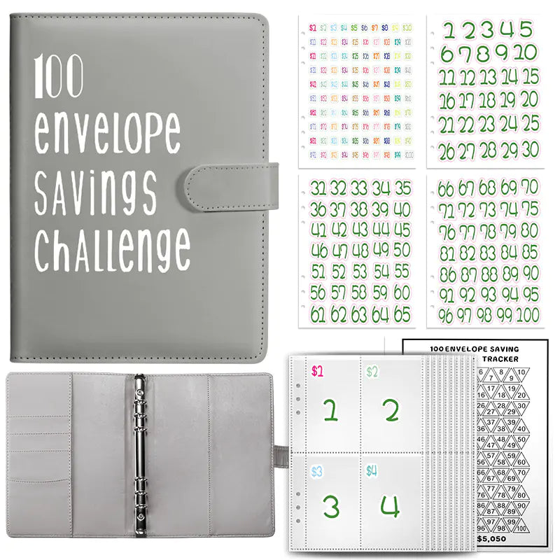 100 Days Couple Challenge Cash Envelope Budget Deposit And Savings Copies