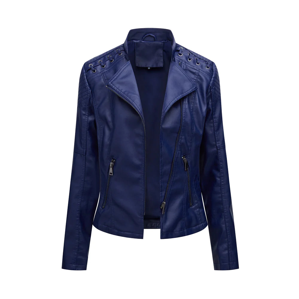 Luxe Ride Slim Leather Jacket