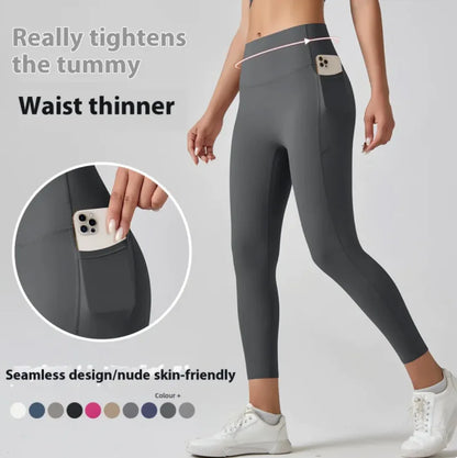 High-Waist Quick-Dry Fitness Pants