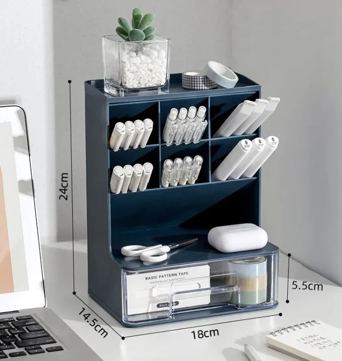 Angled Pen Holder Desk Organizer