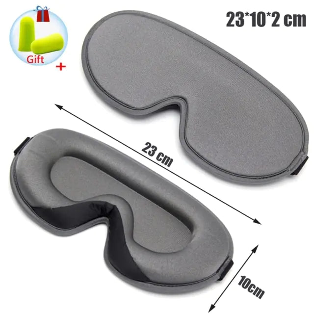 Memory Foam Silk Sleep Mask &amp; Eye Patches