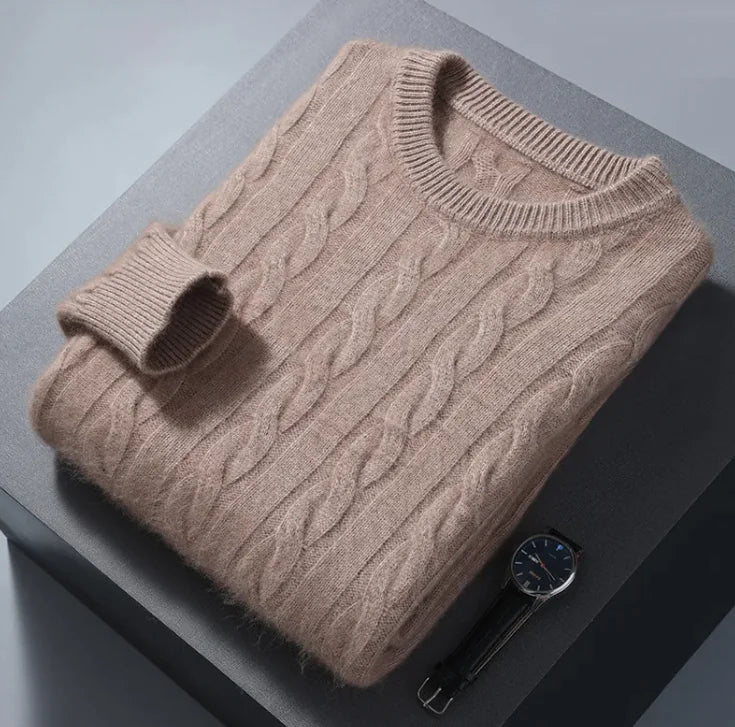 Solid Color Base Mink Sweater