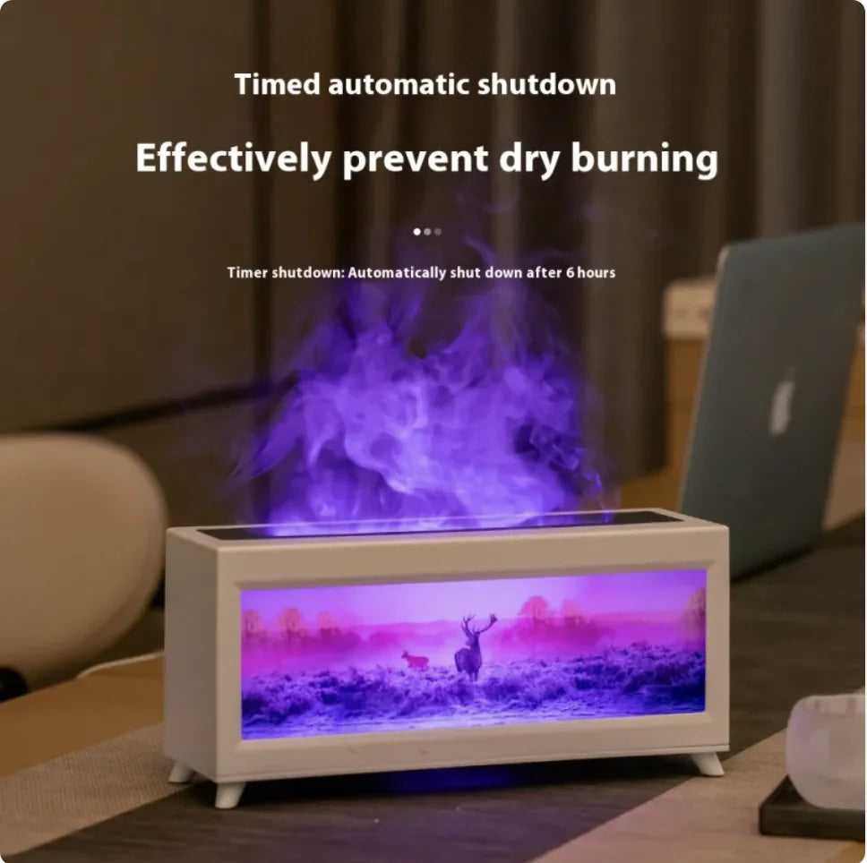 Aroma Diffuser with Heavy Fog Spray Humidifier for Essential Oils